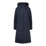 CMP Wintermantel Coat Fix Hood (Glanzeffekt, wattiert, warm) dunkelblau Damen
